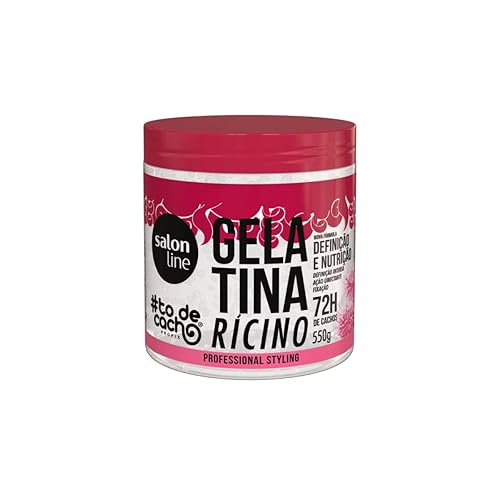 Salon Line - Linha #ToDeCacho - Gelatina Ricino Definicao e Nutricao 550 Gr - (#ImWithCurls Collection - Definición de gelatina de ricino y red