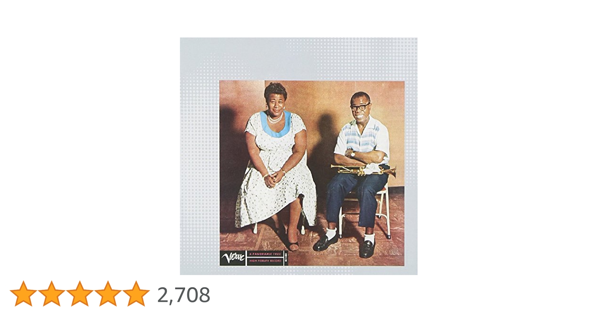「ルイ・アームストロング&エラ・フィッツジェラルド」blu-ray Audio Ella & Louis / Ella & Louis Again : Ella Fitzgerald / Louis