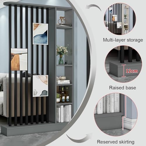 Étagère de rangement pour hall d'entrée et cloison maison