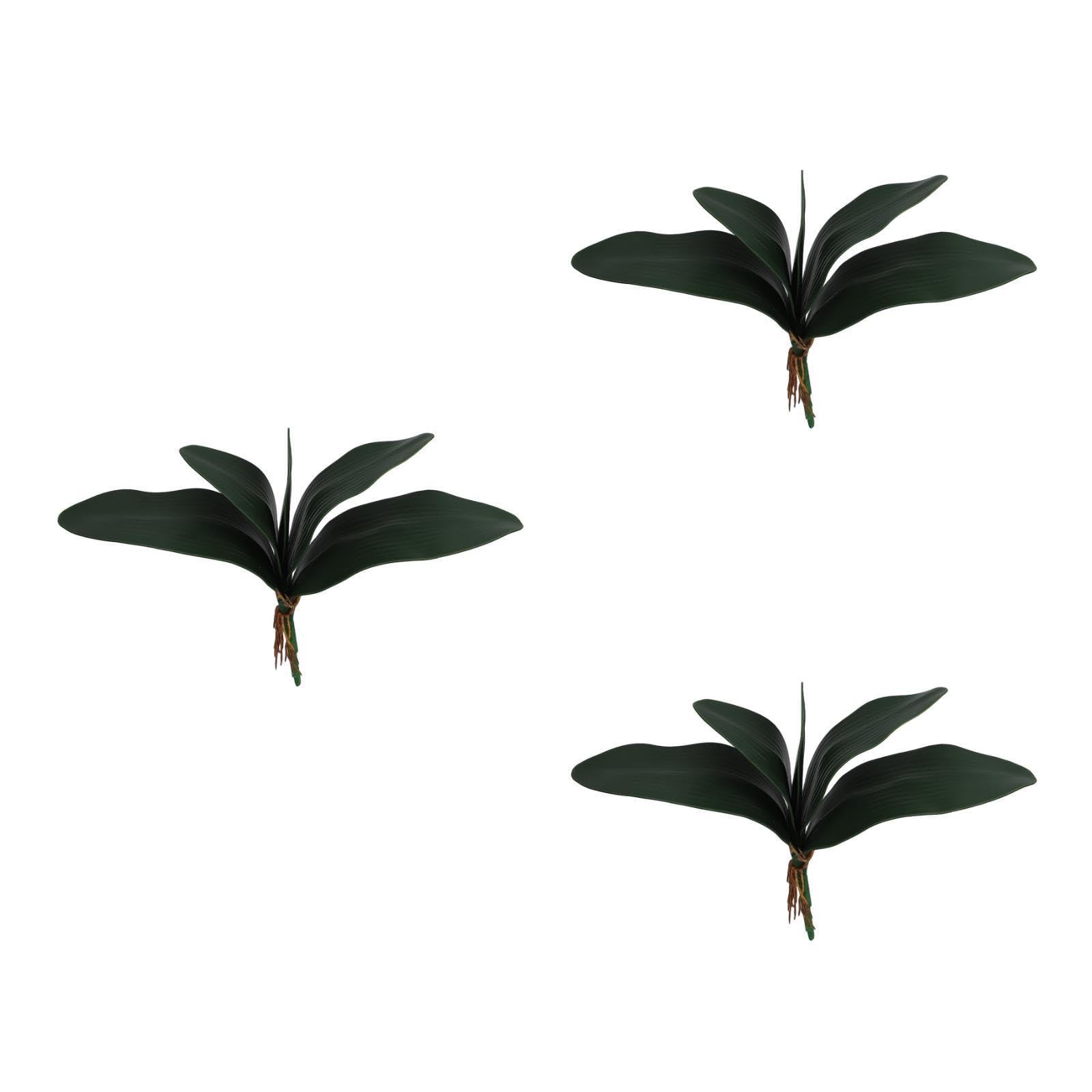 Feuilles d'orchidée vertes ARTIBETTER pour créer une ambiance zen au salon
