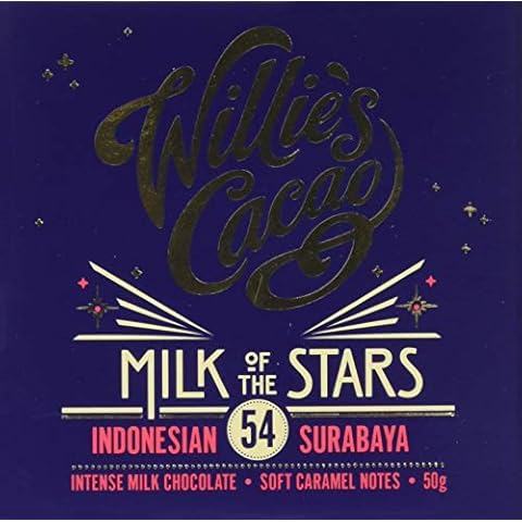 Willie's Cacao Milk of The Stars Indonesian Surabaya 54% Milk Chocolate Bar 50 g Cover