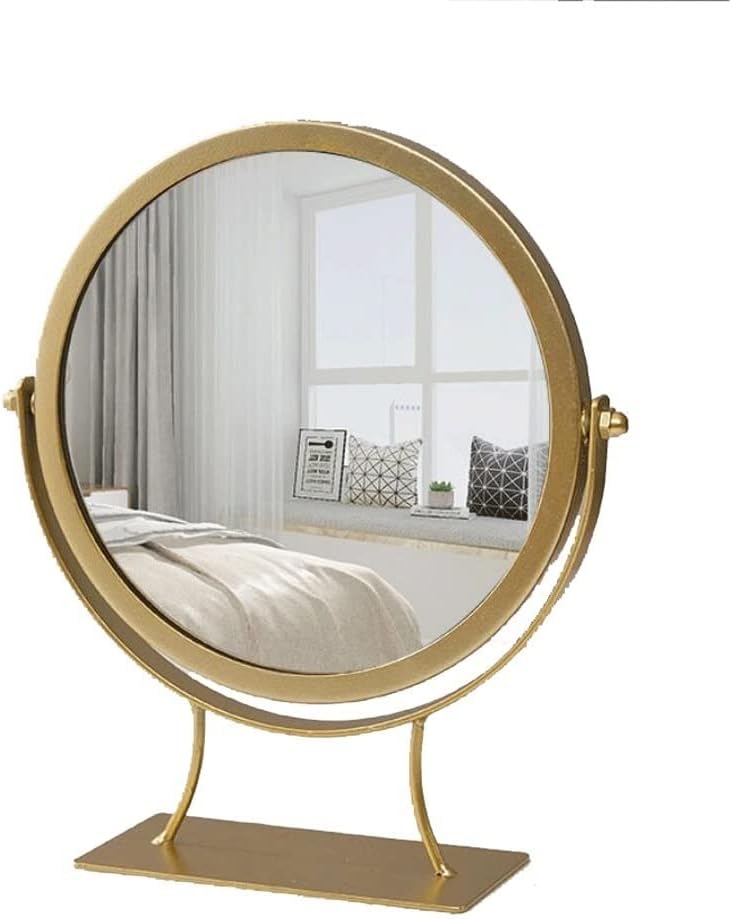 FMURY Makeup Mirrors Dressing Table Opening red Storage Tray Entrance Mirrors Key Tray Cosmetics Storage Rack