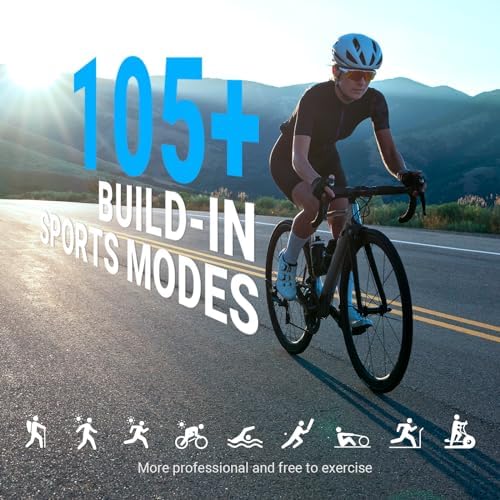 Smart Watches for Women for Android iPhone, 1.99" AMOLED Screen Fitness Watch with Bluetooth Call (Make/Answer), Heart Rate/SpO2/Sleep Monitor, 3ATM Waterproof, 12 Days Battery, 105 Sport Modes