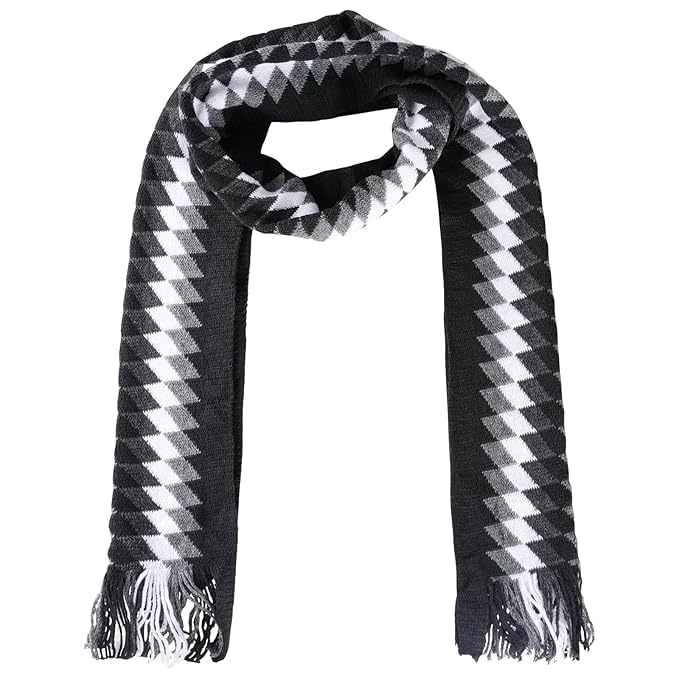 RYTORIA Woolen Soft Microfibre Cashmere Muffler Scarf for Men & Women | Warm Winter Neck Warmer | Knitted Stylish Casual Woolen Scarf for All Ages-image-3