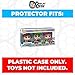 Display Geek, 1 x Plastic Pop Protector Only Compatible with 3 Pack Box The Fairly OddParents Funko Pop, Only Fits Fairly Odd Box and No Other 3 Packs