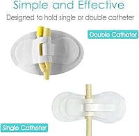 Vista 5 de Soporte de catéter PD para diálisis peritoneal, dispositivo de estabilización de parche adhesivo para línea Picc, estómago, alimentación, clavija