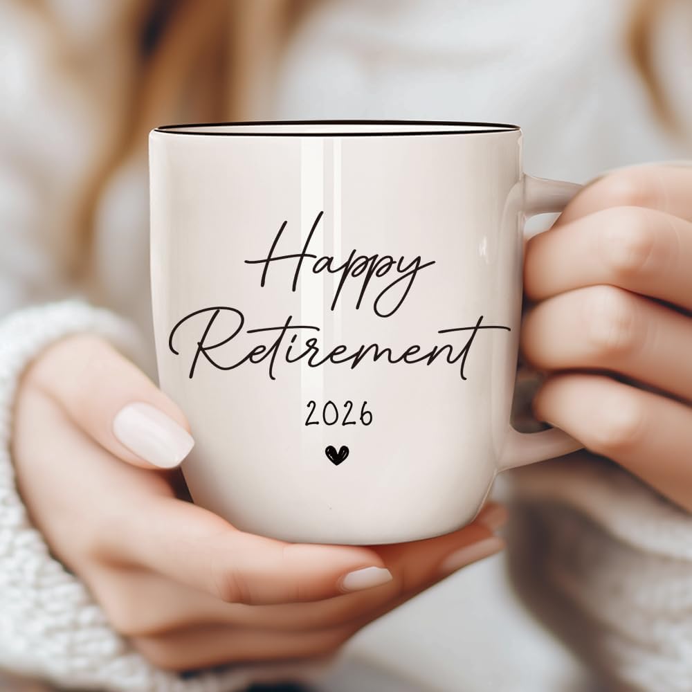 Happy Retirement 2026 Coffee Mug, Funny Not My Problem Anymore Cup for Women Men, Unique Retirement Gift Idea for Coworker, Boss, Teacher, Nurse, Mom, Friend, Office Farewell Party Decorations, 13oz - Image 6