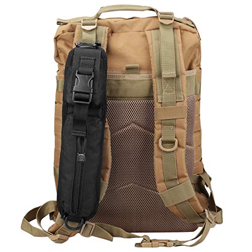 XTACER Shoulder Strap Pouch Tactical Increase Storage Pouch Accessory Hunting Tools Bag for Molle Backpack Strap (Tan (2-Pack))