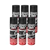 Rust-Oleum 248914-6PK Stops Rust Truck Bed Coating Spray Paint, 15 oz, Black, 6 Pack