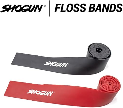 Miniatura 5 de Shogun Bandas de hilo dental  Paquete de 2 bandas de compresiónhilo dental para fitness, recuperación muscular, dolor de articulaciones y rodillas,