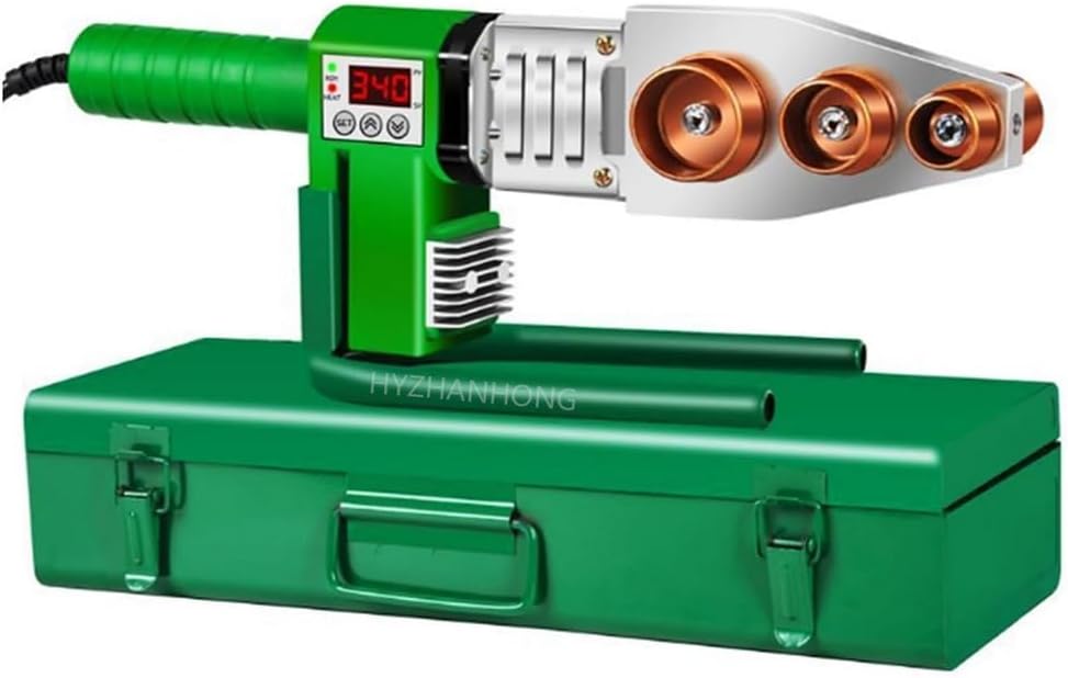 800W 220V Home Water Pipe Plastic Welding Tools,20Mm 25Mm 32MM Pipe Welding Machine with Digital Display for PB/PP/PE/PPR Plastic Pipe Welding