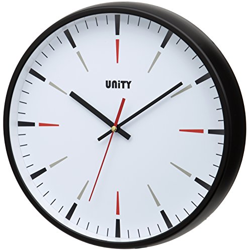 Unity Gibson - Reloj de Pared (32 cm), Color Negro
