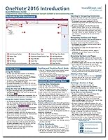 Microsoft OneNote 2016 Introduction Quick Reference Training Tutorial Guide (Cheat Sheet of Instructions, Tips & Shortcuts - Laminated Card) 1941854079 Book Cover