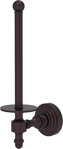 Miniatura 7 de Allied Brass RW-24U-ORB Retro Wave Collection - Soporte vertical para papel higiénico, bronce aceitado Bronce aceitado,Peltre antiguo,Autumn