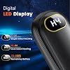 Electric Hand Warmers Rechargeable with Flashlight, LED Display, 17Hrs Warmth, Dual-Side 4 Levels Fast Heating Portable Pocket Heater for Hunting, Camping, Golf, Outdoor, Gifts for Women/Men