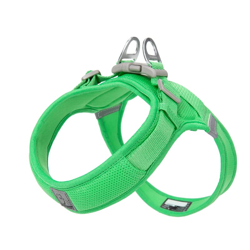 WINHYEPET Truelove Dog Harness Soft Mesh Reflective Breathable Step-In Dog Harness,Easy Adjustment Harness with Safety Buckle for Extra Small and Small Dogs, Vest Harness TLH3013(Grass Green,2XS) — image 1