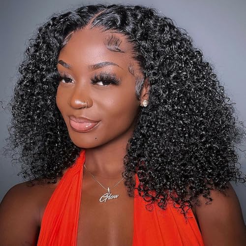 14 Inch Short Bob Wigs 13x4 Deep Wave Bob Wig