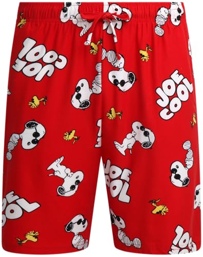 Mens Pajama Shorts - Soft Cozy Sleep Shorts Breathable Mens Pajama Bottoms with Pockets (Sizes S-XL)