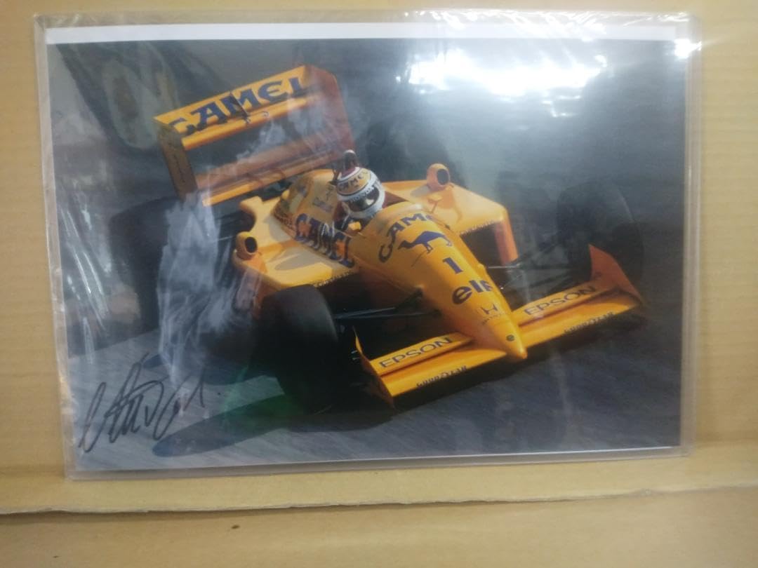 中津達　車　レーシングカー　F1 サイン入り Amazon.co.jp: 91 F1レーシングドライバー ネルソンピケ 直筆サイン