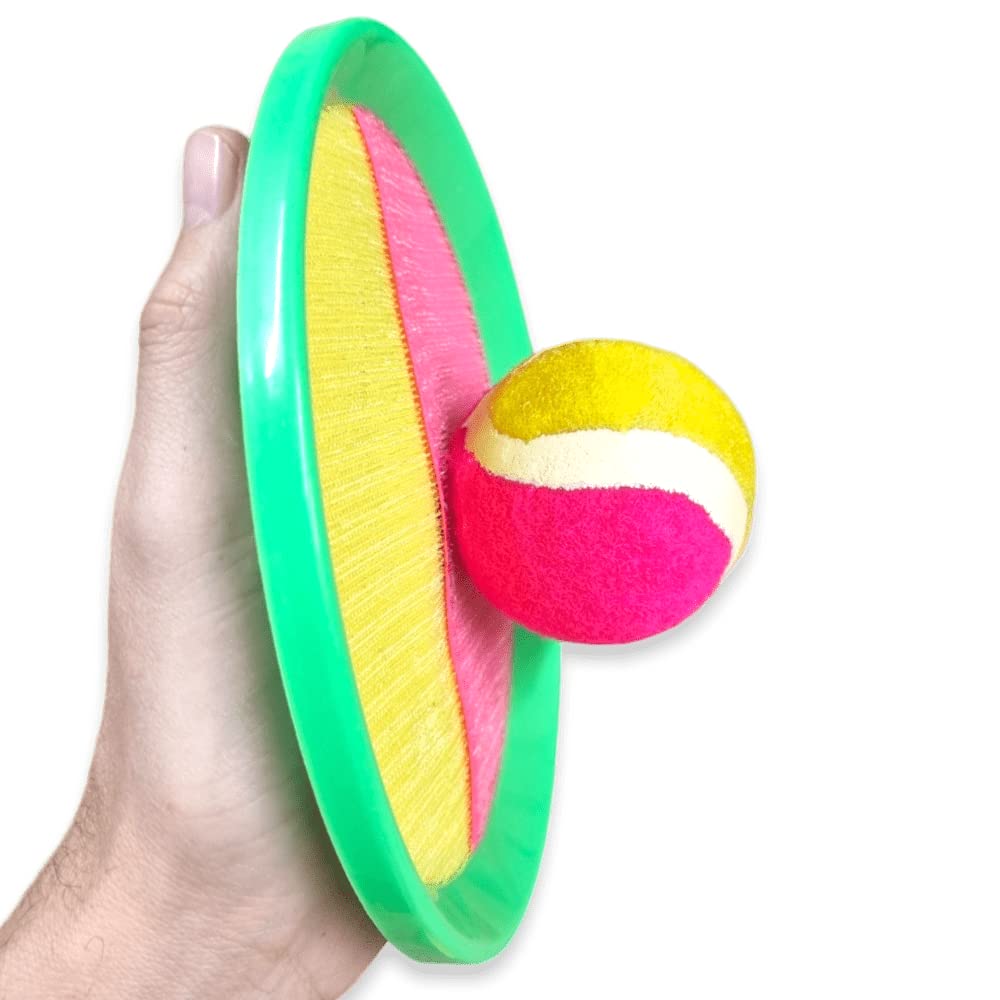 ANTEVIA - Raquetas de playa Scratch ø18 cm + pelota | más de 10 
