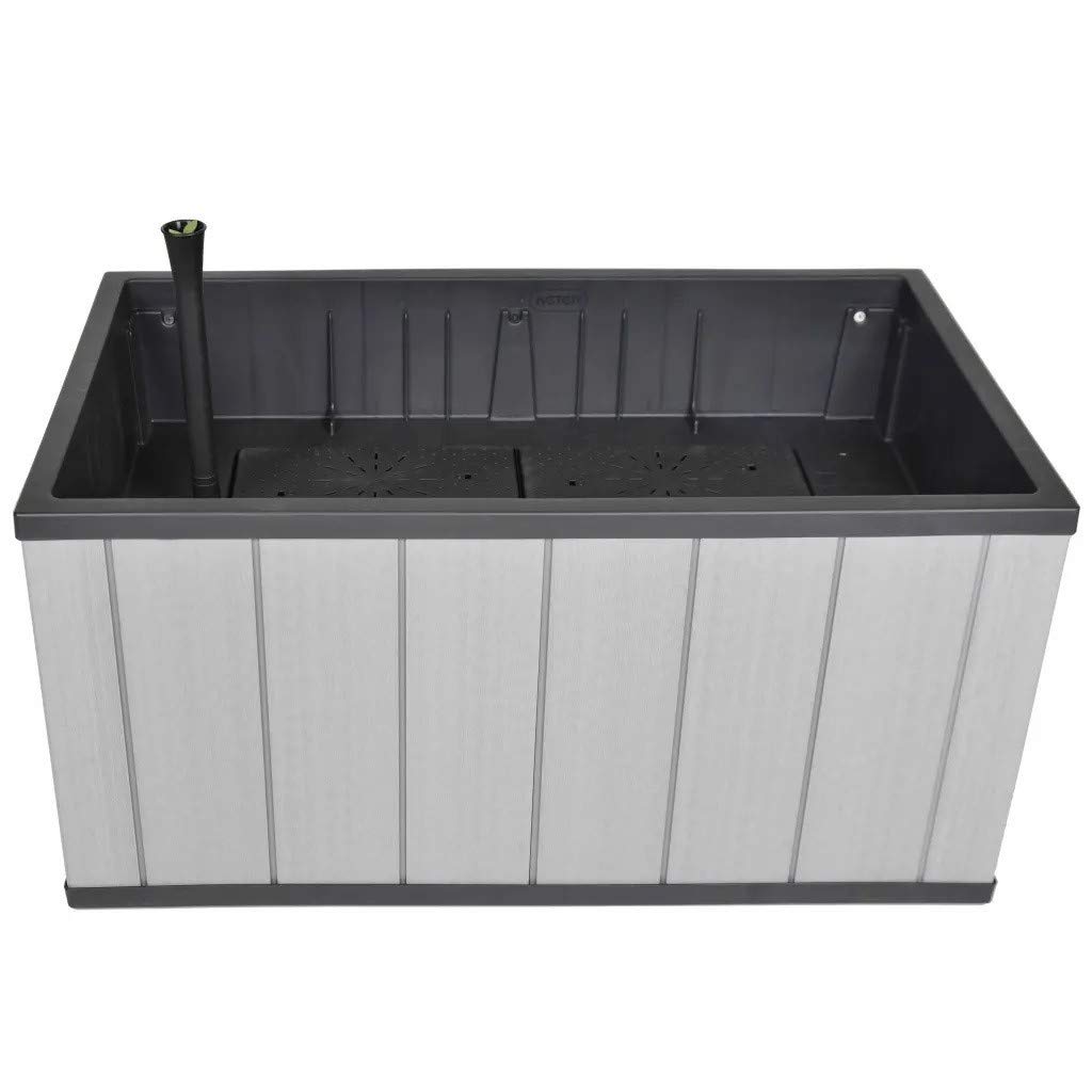 Keter Seqouia - Vaso per Piante, Colore: Grigio