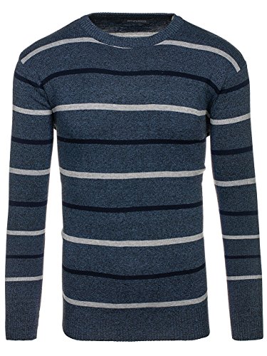 BOLF Maglione - Infilabile dalla Testa - Zip