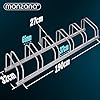 MONZANA® Râtelier 6 vélos métal support de rangement pneu 65 mm max range-vélos support rangement vélo VTT enfants BMX #3