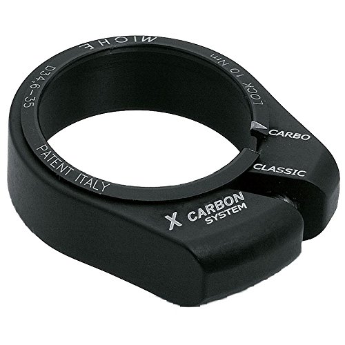 Amazon Miche Lightweight X-Carbon alloy Bianchi bicycle bike Seatpost saddle Clamp Fits 35.2 to 35.6mm black 29g #ad