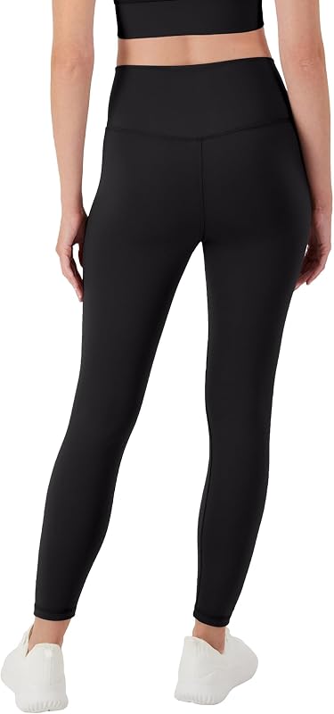Hanes Women's Moves 7/8, Soft Moisture-Wicking Leggings with Internal Pocket, 25", Black, Large image 2