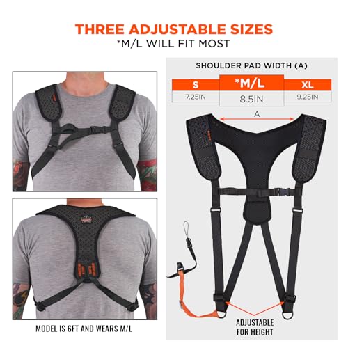 Ergodyne Squids 3142 Padded Shoulder Barcode Scanner Harness with Attachment Lanyard for Mobile Computers by Ergodyne - Image 6