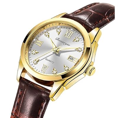 BESTKANG Vintage Women Watches Roman Numerals Dress Watch Waterproof Watches Leather Watch for Women Quartz Wrist Watch
