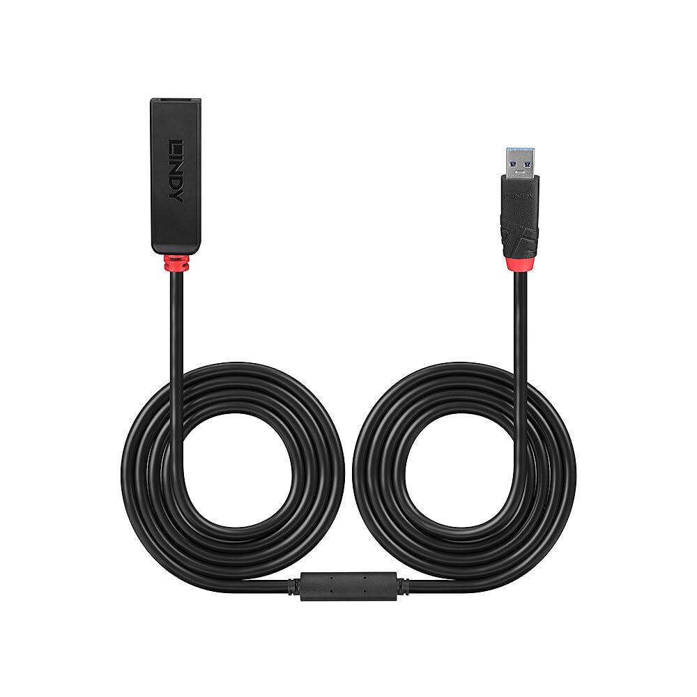 LINDY 43401 Aktive Verlängerung USB 3.0, schmal, 5 m