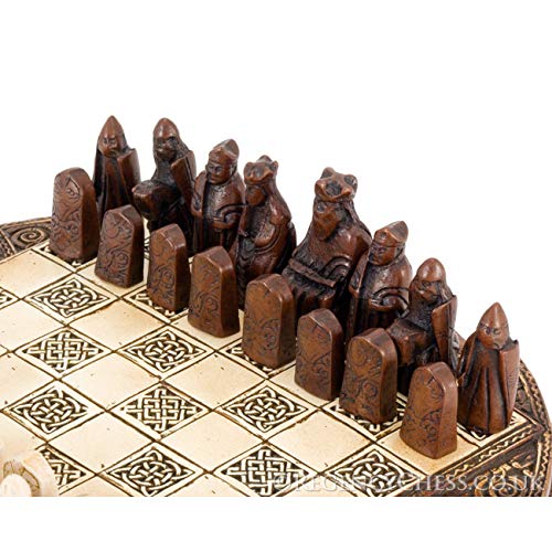 Set de Ajedrez Celta Isle of Lewis Compact 9 Pulgadas miniatura 6