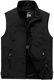 Colete masculino de trabalho, safári, pesca, forrado com lã, para uso ao ar livre, sem mangas