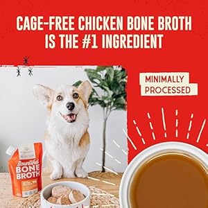   Stella-Chewys-Bountiful-Bone-Broth-Cage-Free-Chicken-Recipe-Meal-Topper-for-Dogs-16-Oz-Resealable-Pouch