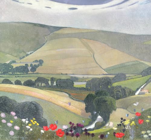 Affiche Toile Thunderbarrow Hill Bramber - Art Portrait Décoration Murale 60x90cm