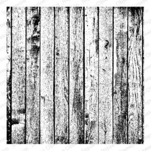 Wooden Plank Cover a Card Unmounted Cling Rubber Stamp (CC177)