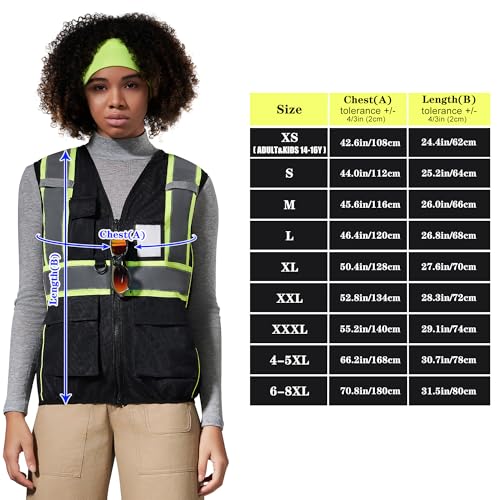 Image of AYKRM 11 color Ladies High Vis Reflective Safety Vest for Women