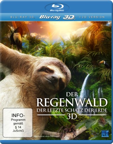 Preisvergleich Produktbild Der Regenwald 3D - Der letzte Schatz der Erde [3D Blu-ray]