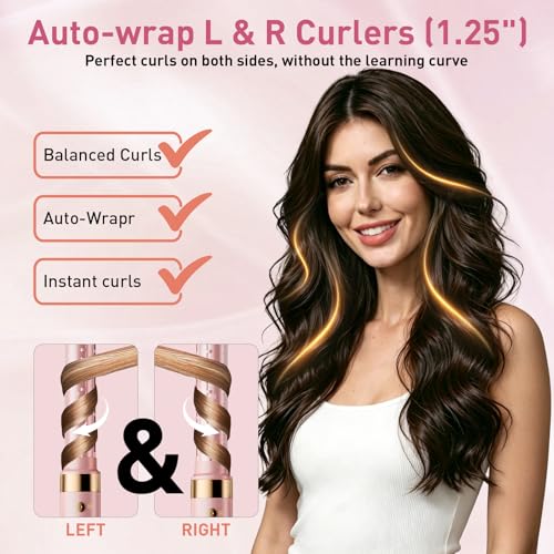 Image of Mythsight StyleVibe Dual Voltage 8-in-1 Air Styler with Diffuser Hair Dryer, Auto Curlers (L /R), Straightener Brush, Travel Adapter & Case for Fast Drying, Frizz-Free Volume & Smooth Blowouts Styles