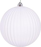 Vista 9 de Vickerman Adorno de bola azul mate de 4 pulgadas, 6 por bolsa.