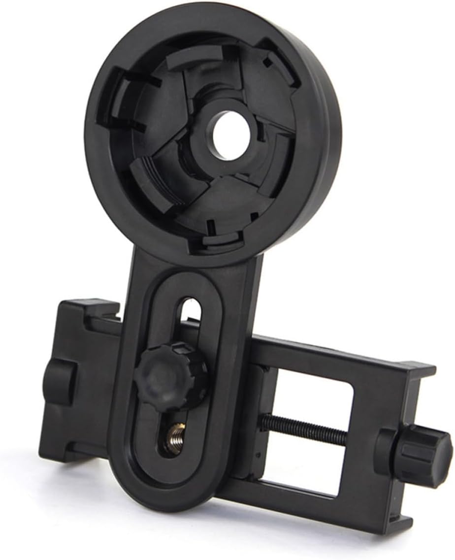 Telescope Phone Adapter for Smartphones 26.4-46.4mm Plastic Black