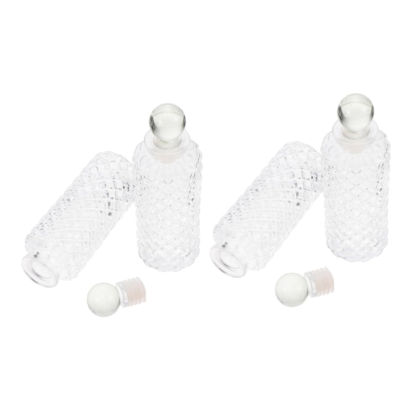 Botellas difusores para aromaterapia duraderas set de 4 frascos de vidrio de 150ml