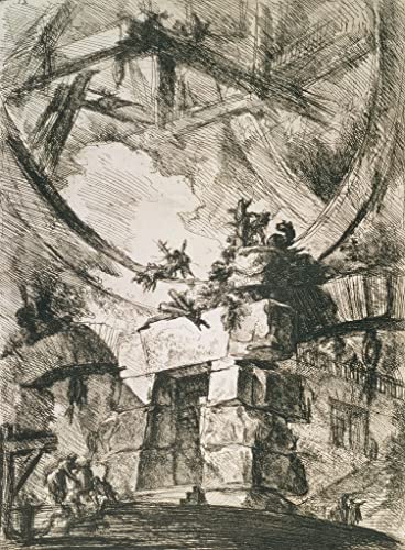 Affiche impression prints toile Piranesi Carceri d'Invenzione 60x90cm décor salon