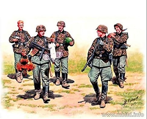 Master Box German Elite Infantry, Eastern Front 5 FIG WWII 1/35 3583