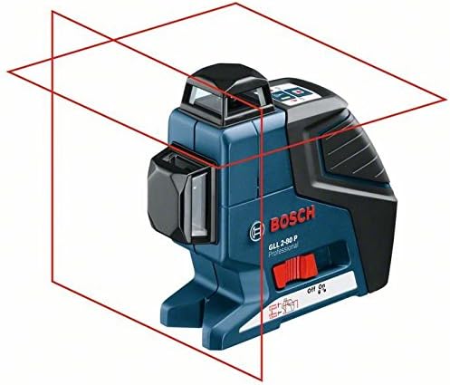 Bosch Professional 0601063204 2-80P GLL Cross L-BOXX Ready Line Laser - Blue