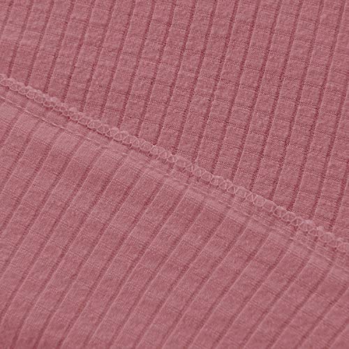 3-Piece High Stretch Woven Check Pattern Jacquard Sofa Slipcover Contain 2 Separate Cushion Couch Sofa Cover Furniture Protector For Kids Dogs Cats Pets Two-Seater Loveseat (Pink) #TOP2