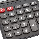 Amazon Basics LCD 8-Digit Desktop Calculator, Black - 5 Pack