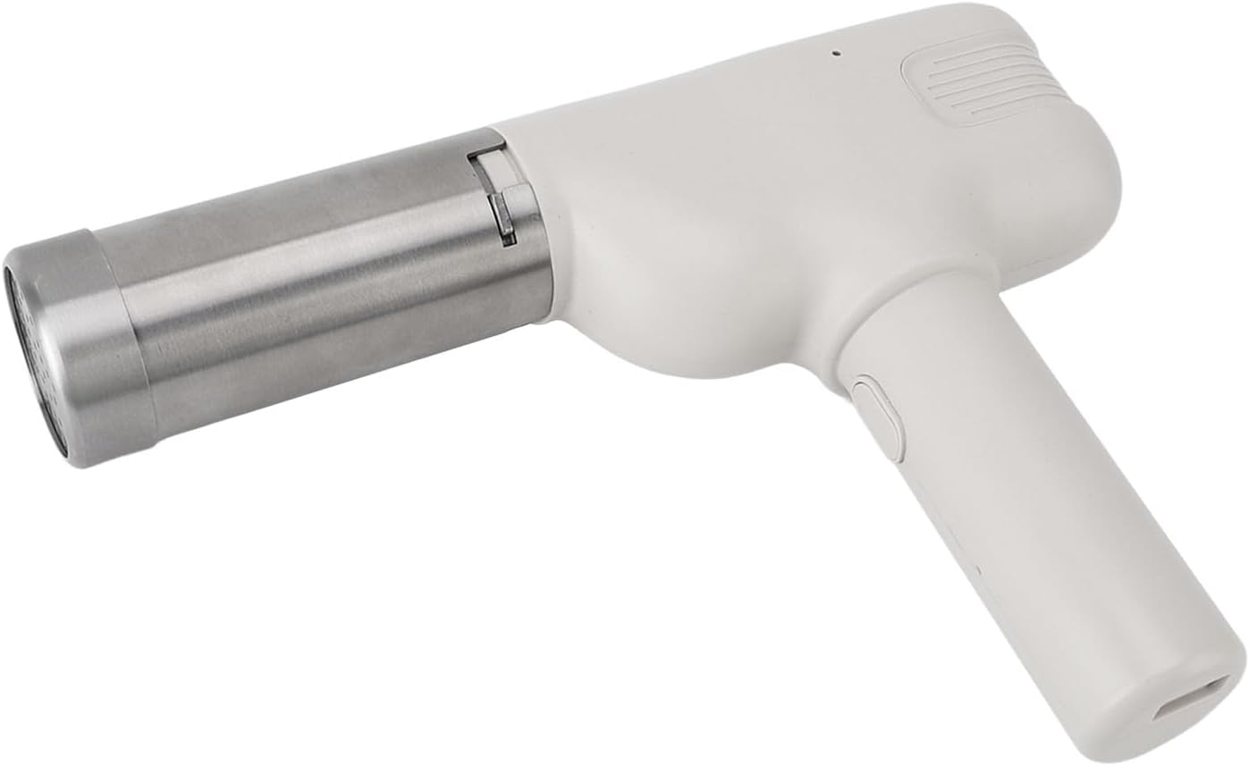 Asixxsix Handheld Electric Pasta Maker, Rechargeable USB Long Battery Life Electric Pasta Maker, Cordless Noodle with 3 Interchangeable for Home Kitchen Use (White)