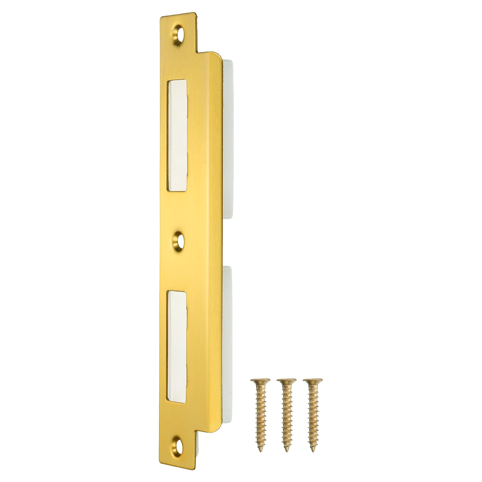 Plaque de gâche pour cadre de porte uxcell 180 x 41 mm afin de réparer un bâti usé